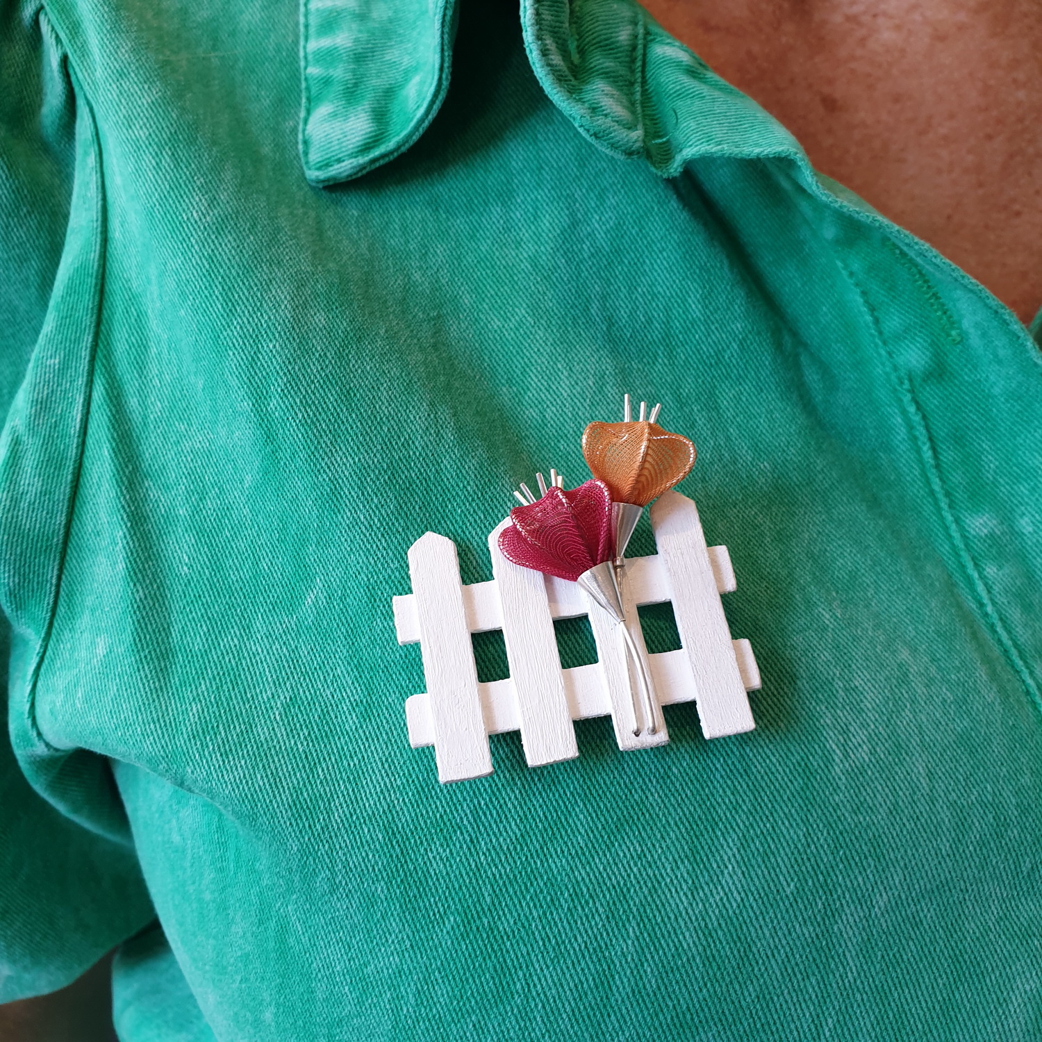 Stakit broche - Billede 3